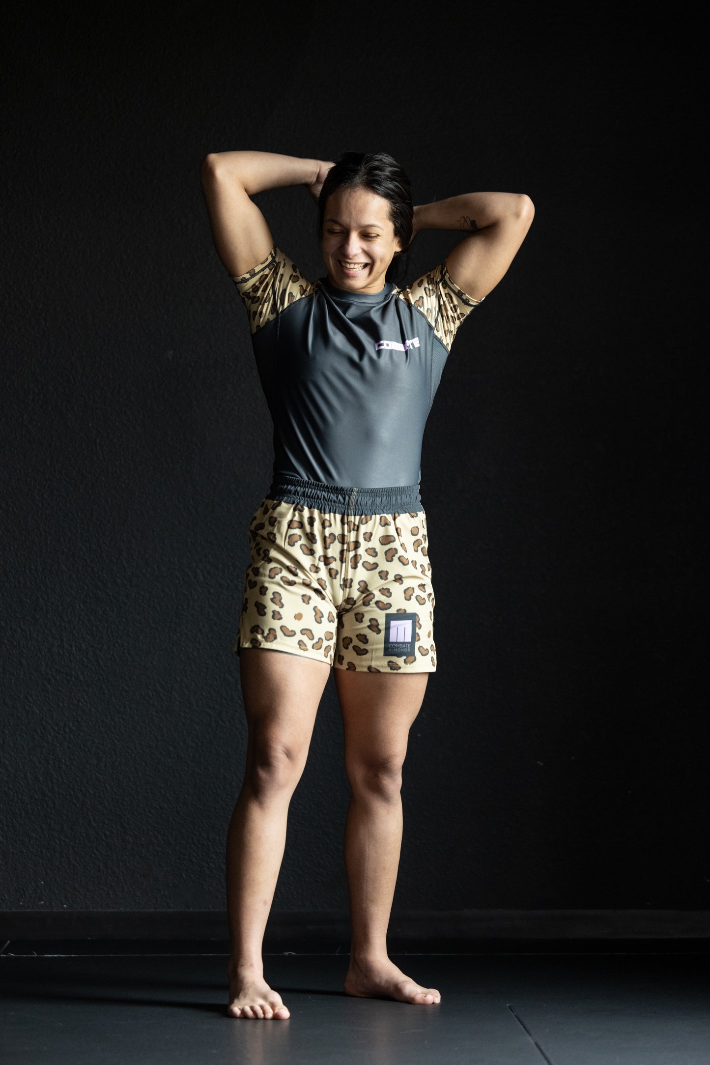 Combate Lepoard Lined Grappling Shorts