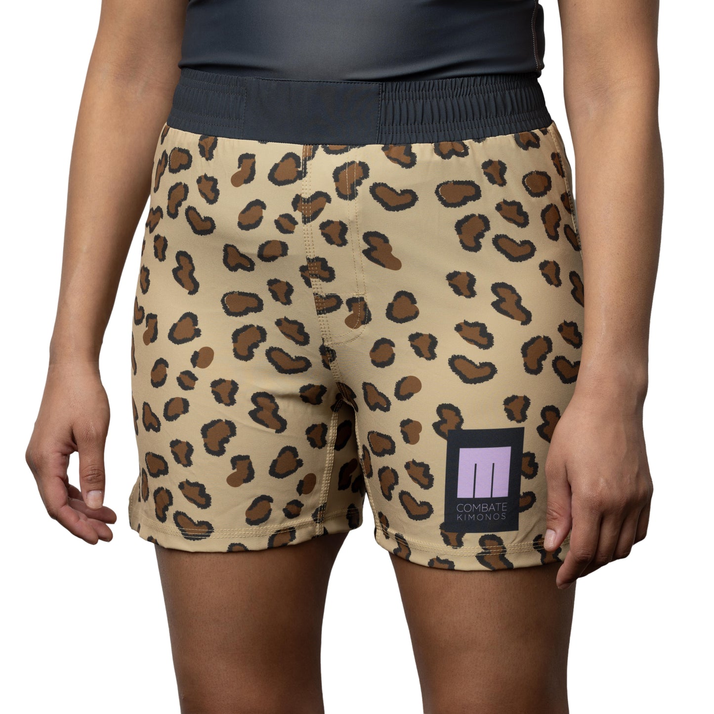 Combate Lepoard Lined Grappling Shorts